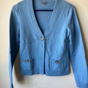 Ann Taylor Women's Blue Cardigan